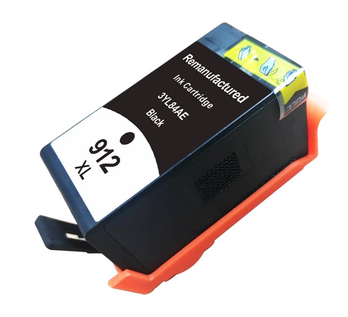 Compatible+HP+912XL+3YL84AE+Black+Ink+Tank+Cartridge+1500+Page+Yield+Not+compatible+with+HP+Plus