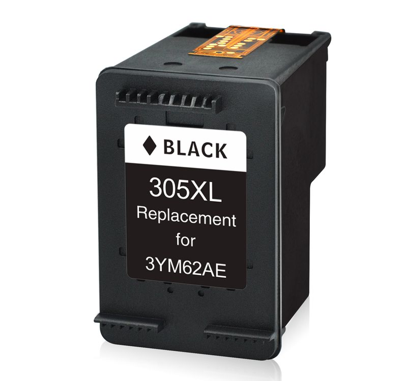 Compatible+HP+3YM62AE+305XL+Black+Ink+Cartridge+18ml+700+Page+Yield+Not+Compatible+with+HP+Plus
