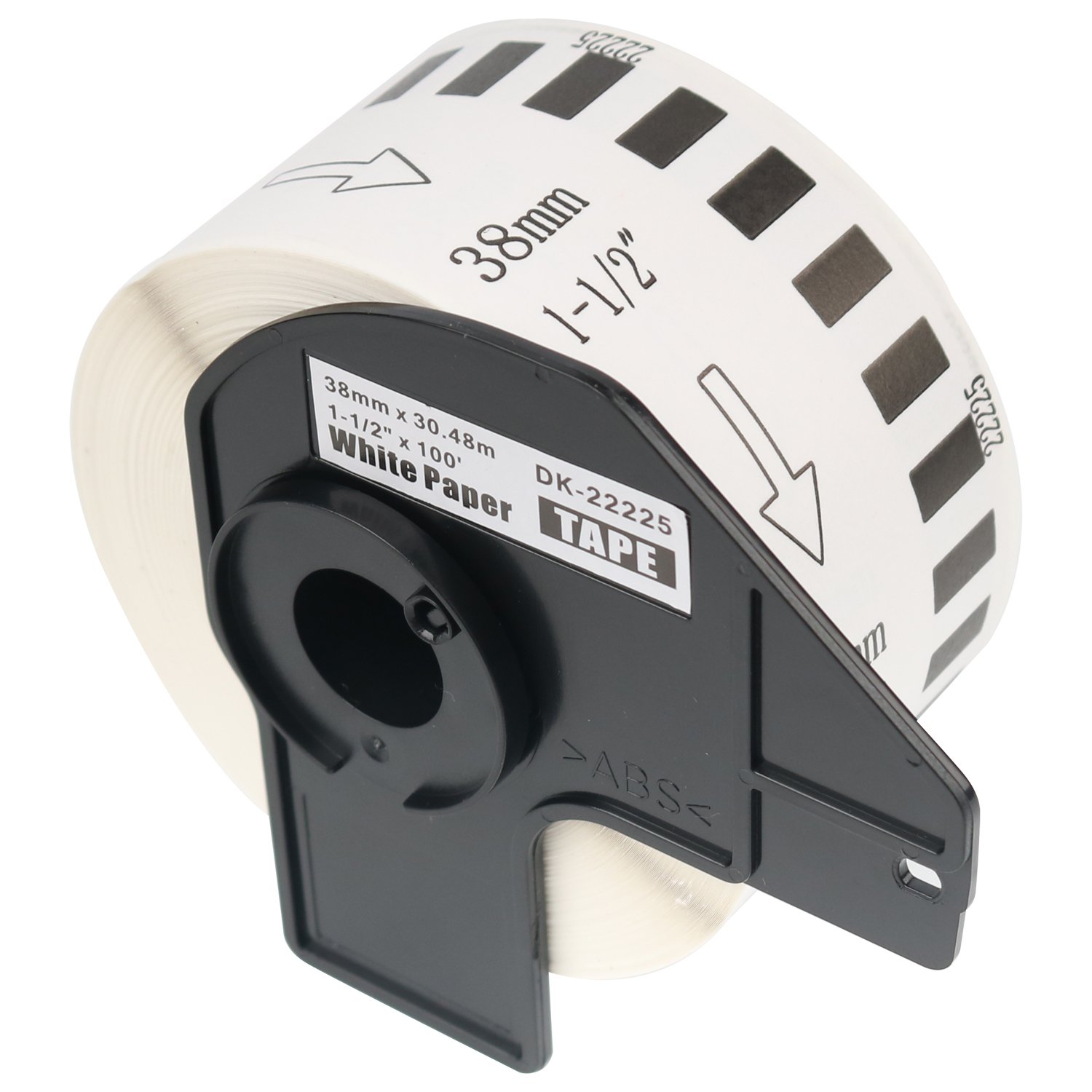 Compatible+Brother+DK22225+Black+on+White+38mmx30.48m