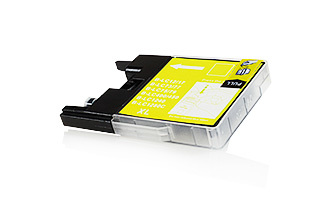 Compatible+Brother+LC1240Y+%3A+LC1280XLY+Yellow+23ml+1200+Pages